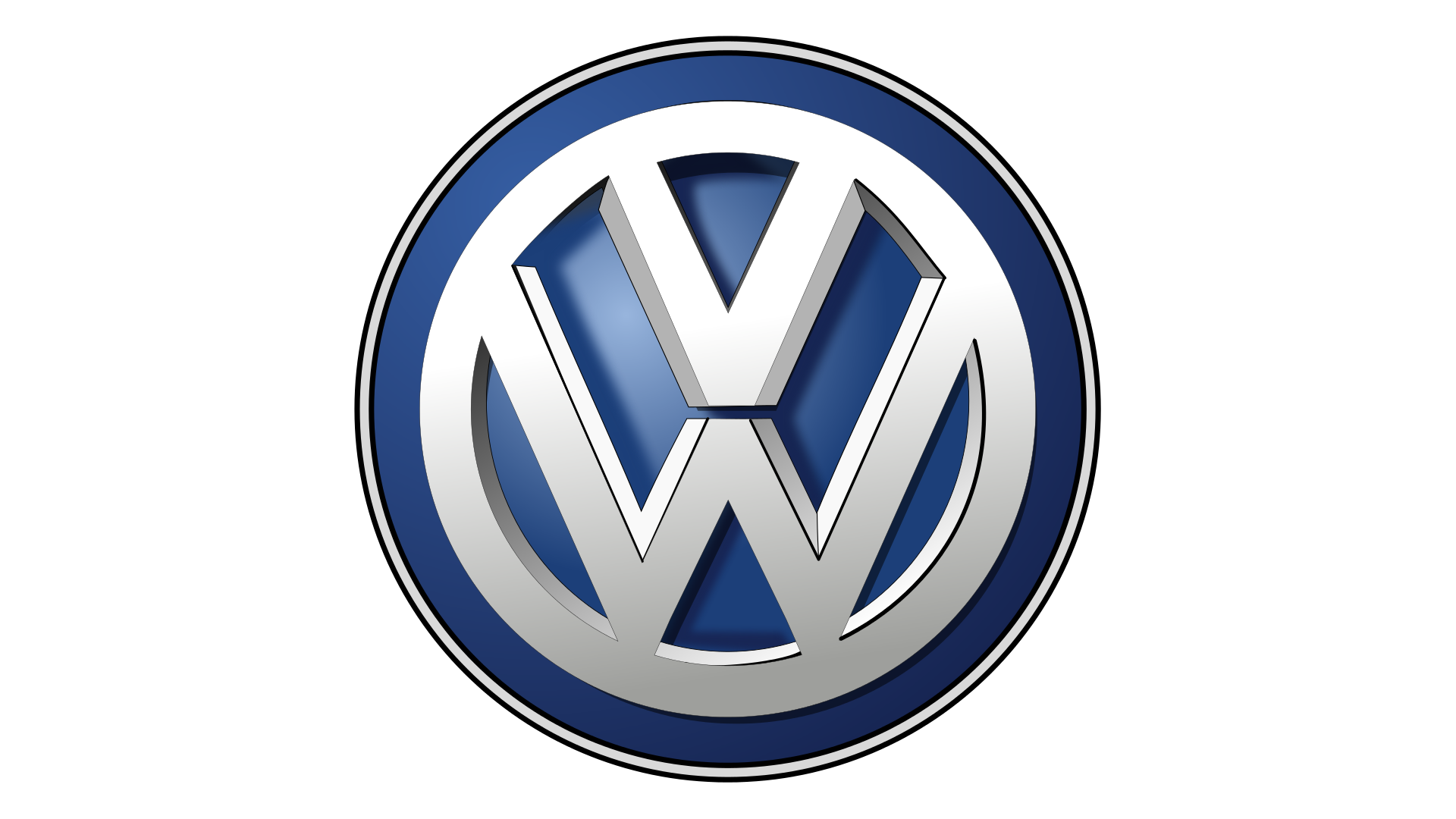 Volkswagen brand logo iron on paper